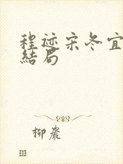 程迹宋冬宜番外结局