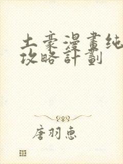 土豪漫画纯情女攻略计划封面