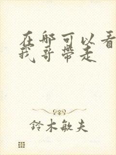 在哪可以看快把我哥带走封面