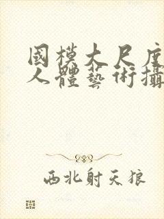 国模大尺度私拍人体艺术摄影封面