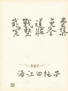 武战道免费观看完整版全集
