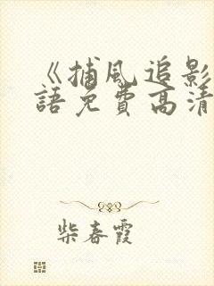 《捕风追影》国语免费高清在线观看