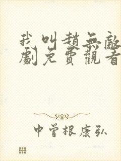 我叫赵无敌电视剧免费观看全集高清封面