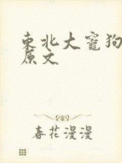 东北大灶狗儿娘原文