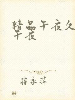 精品午夜久久久午夜