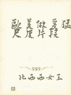 欧美做爰猛烈大尺度片段封面