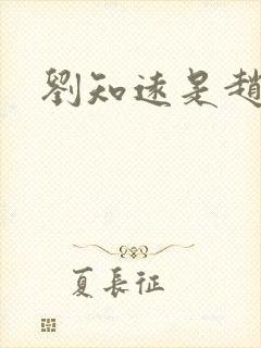 刘知远是赵匡胤