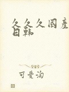 久久久国产精品日韩封面