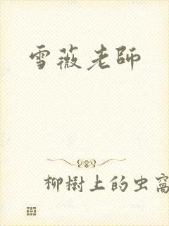 雪薇老师封面