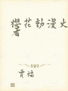 樱花动漫火影忍者封面