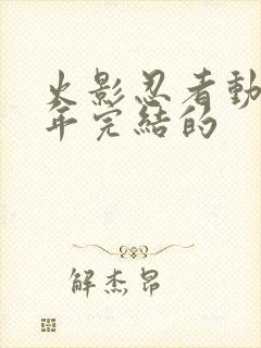 火影忍者动漫哪年完结的