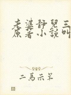 老婆静儿三部曲原著小说叫什么