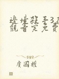 边境杀手3在线观看完免费完整版高清封面