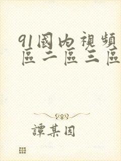 91国内视频一区二区三区