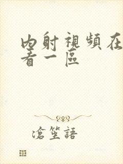 内射视频在线观看一区