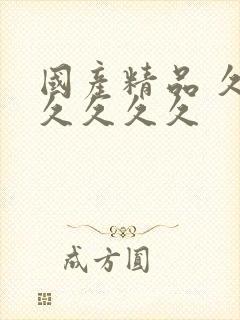 国产精品 久久久久久久封面