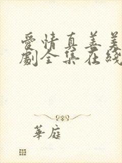 爱情真善美电视剧全集在线观看免费