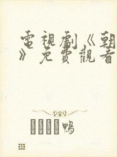 电视剧《朝雪录》免费观看