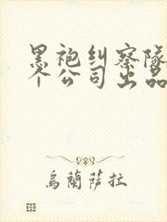 黑袍纠察队是哪个公司出品的