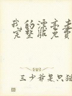 我的漂亮老板娘完整版免费观看