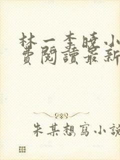林一李晓小说免费阅读最新章节列表