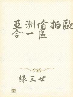 亚洲偷拍欧美综合一区