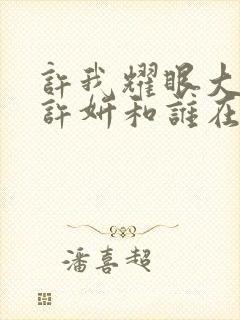 许我耀眼大结局许妍和谁在一起