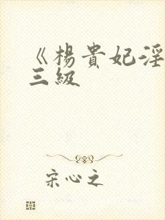 《杨贵妃淫史》三级封面