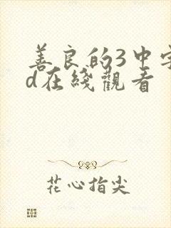 善良的3中字hd在线观看封面