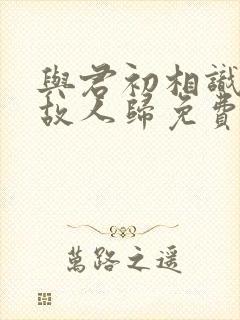 与君初相识犹如故人归免费在线观看