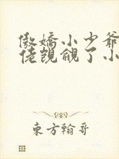 傲娇小少爷被大佬觊觎了小说封面