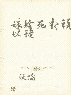 嫁给死对头他哥以后