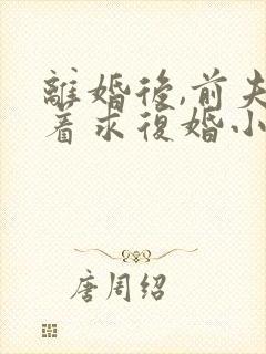 离婚后,前夫哭着求复婚小说免费阅读原文