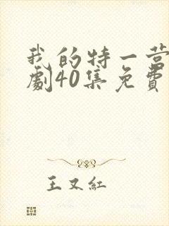 我的特一营电视剧40集免费观看