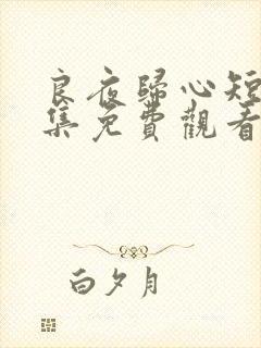 良夜归心短剧全集免费观看下载封面