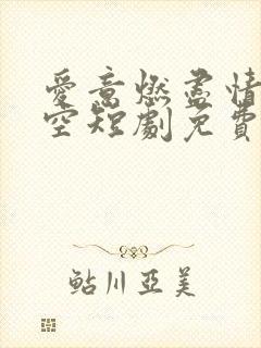 爱意燃尽情深成空短剧免费观看大结局