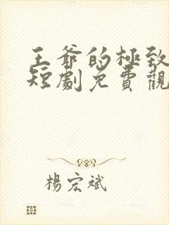 王爷的极致偏宠短剧免费观看