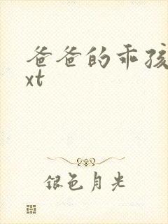 爸爸的乖孩子txt