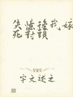 失忆后我嫁给了死对头