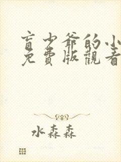 盲少爷的小女仆免费版观看