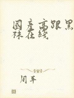 国产高跟黑色丝袜在线