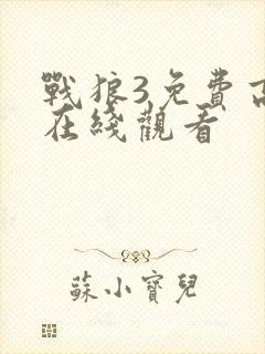 战狼3免费高清在线观看