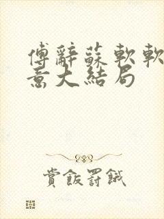 傅辞苏软软沈知意大结局