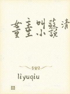 女主叫苏清浅的重生小说