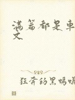 满篇都是车的古文