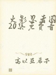 火影忍者国语720集免费看