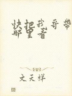 快把我哥带走从哪里看