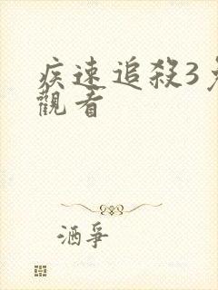 疾速追杀3免费观看
