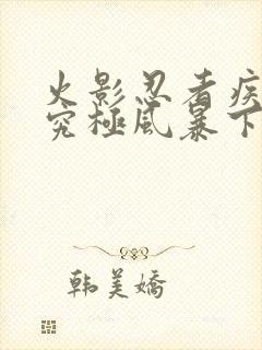 火影忍者疾风传究极风暴下载封面