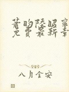 萧昀陆昭宁全文免费最新章节阅读